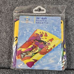 Vintage 1997 Aqua King 28" Raft Pool Float‎ Colorful Sealed NOS